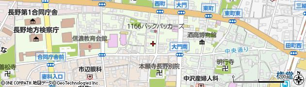 長野県長野市長野西町1056周辺の地図