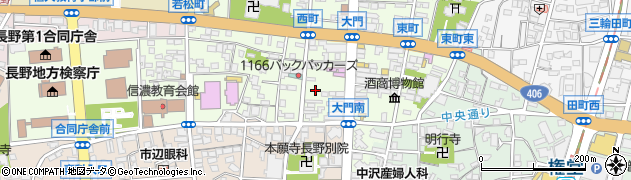 長野県長野市長野西町552周辺の地図