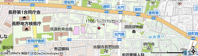 長野県長野市長野西町1051周辺の地図