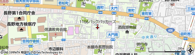 長野県長野市長野西町1050周辺の地図