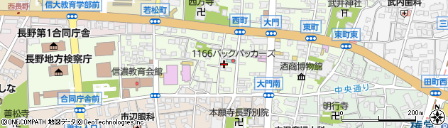 長野県長野市長野西町1049周辺の地図