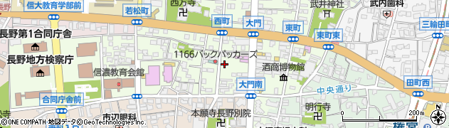 長野県長野市長野西町554周辺の地図