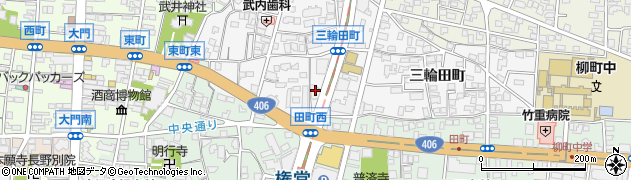 大沢本芳鍼・小児鍼三輪田町治療所周辺の地図