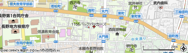 長野県長野市長野西町556周辺の地図