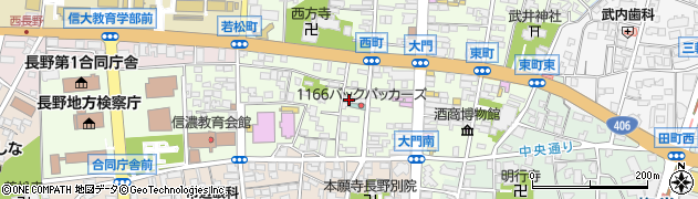 長野県長野市長野西町1046周辺の地図