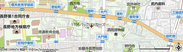 長野県長野市長野西町1057周辺の地図