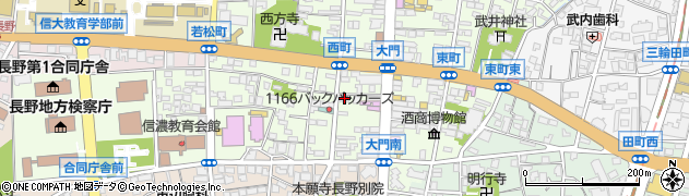長野県長野市長野西町1044周辺の地図