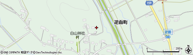 栃木県宇都宮市逆面町658周辺の地図