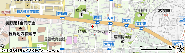 長野県長野市長野西町1042周辺の地図