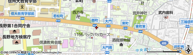 長野県長野市長野西町568周辺の地図