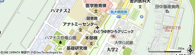 株式会社金沢医科大学　ブックセンター紀伊國屋書店周辺の地図