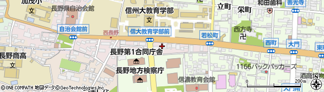 日本聖公会中部地区長野聖救主教会周辺の地図