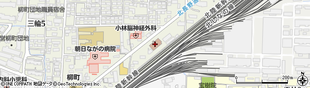 長野中央警察署周辺の地図