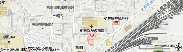 長野県長野養護学校　三輪教室周辺の地図