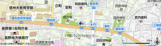長野県長野市長野西町1017周辺の地図