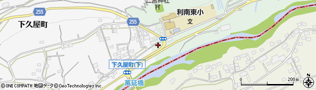 沼田上久屋郵便局周辺の地図