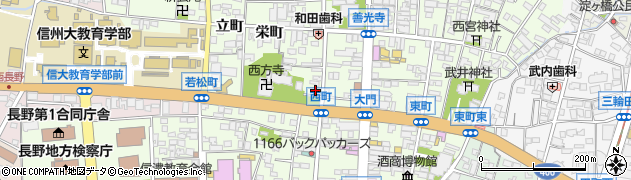 長野県長野市長野西町1016周辺の地図