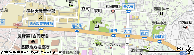 長野県長野市長野西町1019周辺の地図