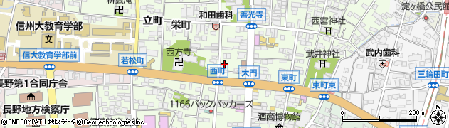 長野県長野市長野西町578周辺の地図