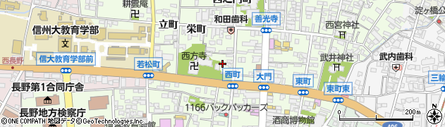 長野県長野市長野西町1014周辺の地図