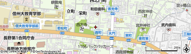 長野県長野市長野西町1013周辺の地図