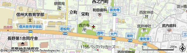 長野県長野市長野西町1010周辺の地図