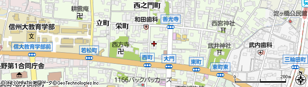 長野県長野市長野西町582周辺の地図