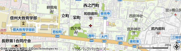 長野県長野市長野西町1007周辺の地図