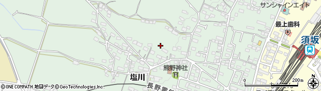 長野県須坂市塩川町周辺の地図