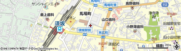 けんしん須坂支店周辺の地図