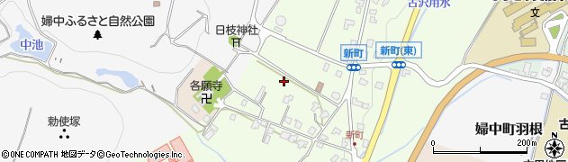 富山県富山市婦中町新町周辺の地図