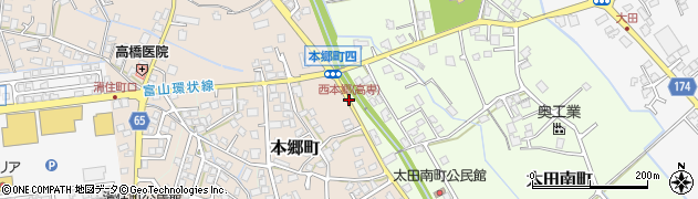 西本郷(高専)周辺の地図