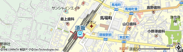 クリーニングのクボタ　イオン須坂店周辺の地図