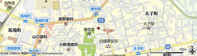 長野県須坂市須坂春木町周辺の地図