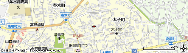 長野県須坂市須坂太子町656周辺の地図