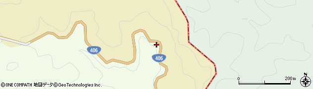 国道４０６号線周辺の地図