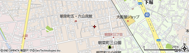 富山県富山市朝菜町665周辺の地図