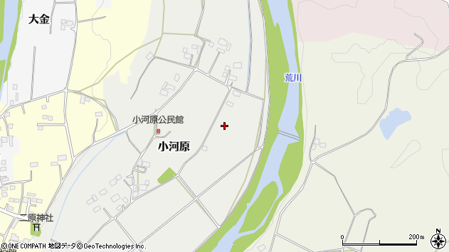 〒321-0511 栃木県那須烏山市小河原の地図