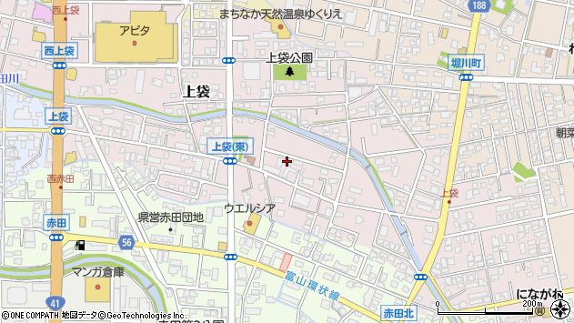 〒939-8071 富山県富山市上袋の地図