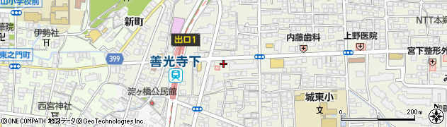 明光義塾長野三輪教室周辺の地図