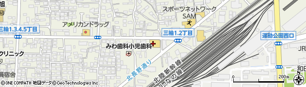 クスリのアオキ　三輪東店周辺の地図