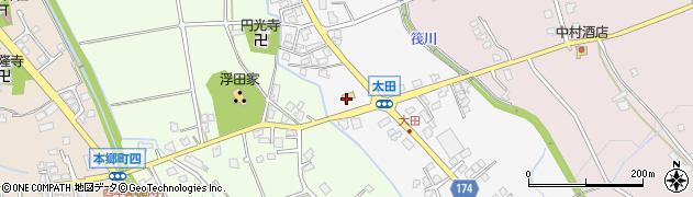 富山県富山市太田中区397周辺の地図