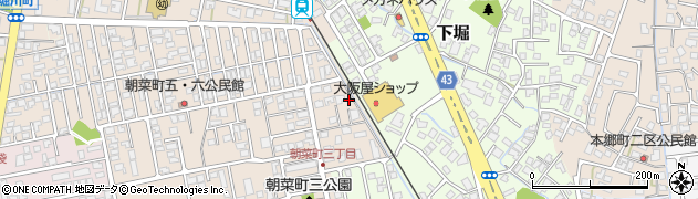 富山県富山市朝菜町3周辺の地図