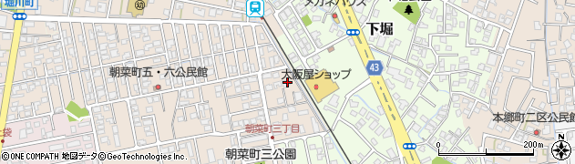 富山県富山市朝菜町4周辺の地図