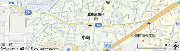 長野県長野市小島251周辺の地図