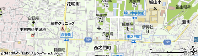 長野県長野市長野（上西之門町）周辺の地図