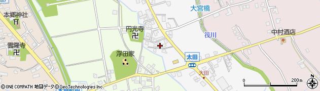 富山県富山市太田中区177周辺の地図