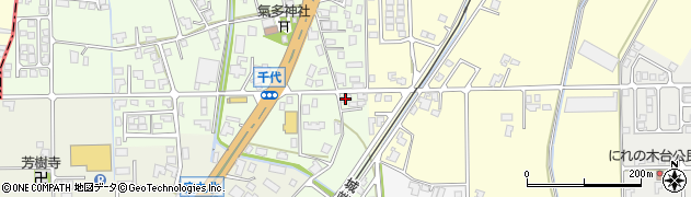 富山県砺波市千代54周辺の地図