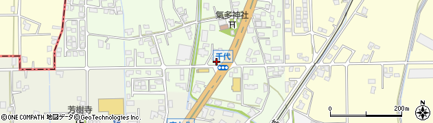 富山県砺波市千代145周辺の地図