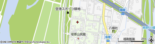 富山県富山市塚原周辺の地図